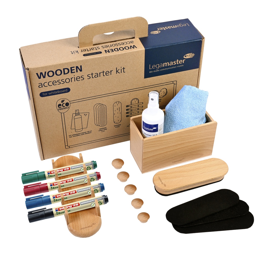 [7-125600] Whiteboard accessoire starterkit Legamaster WOODEN