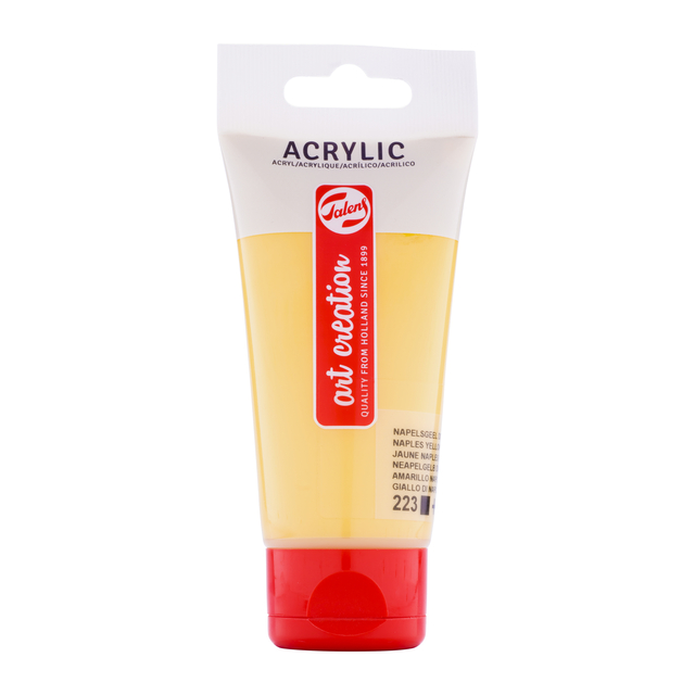Acrylverf TAC 223 napelsgeel donker tube 75ml