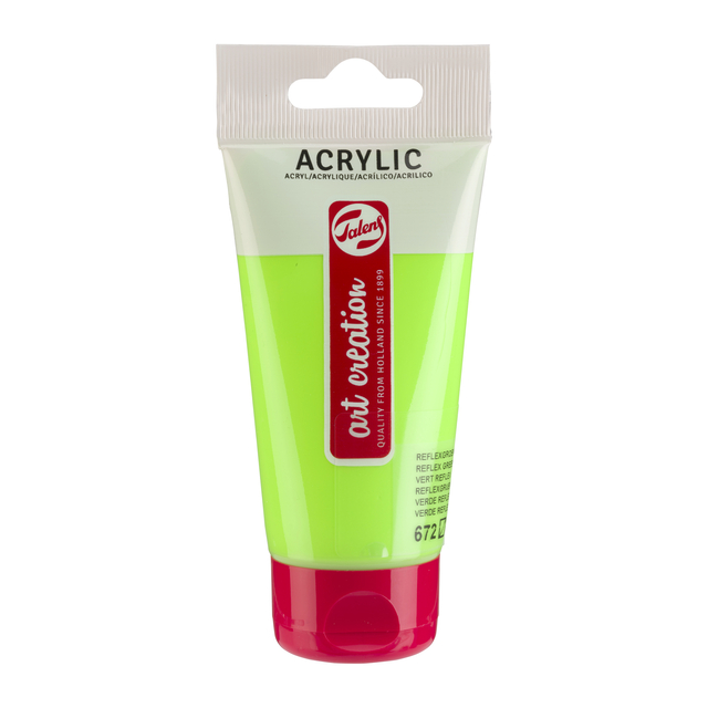 Acrylverf TAC 672 reflexgroen tube 75ml