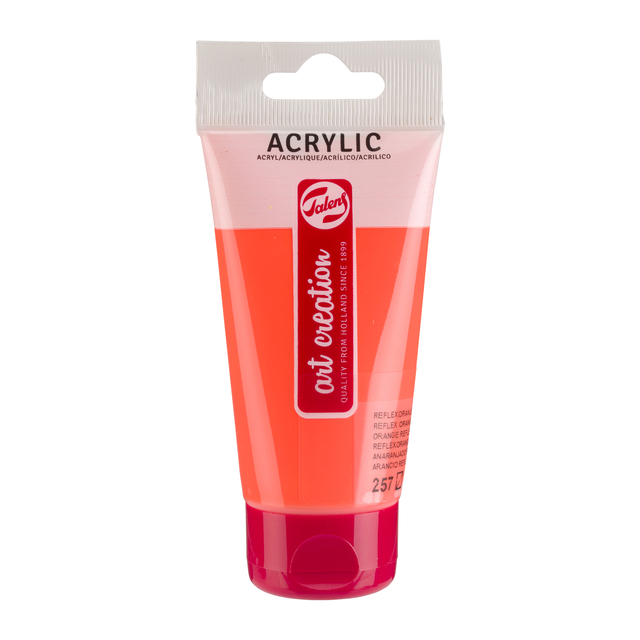 Acrylverf TAC 257 reflexoranje tube 75ml