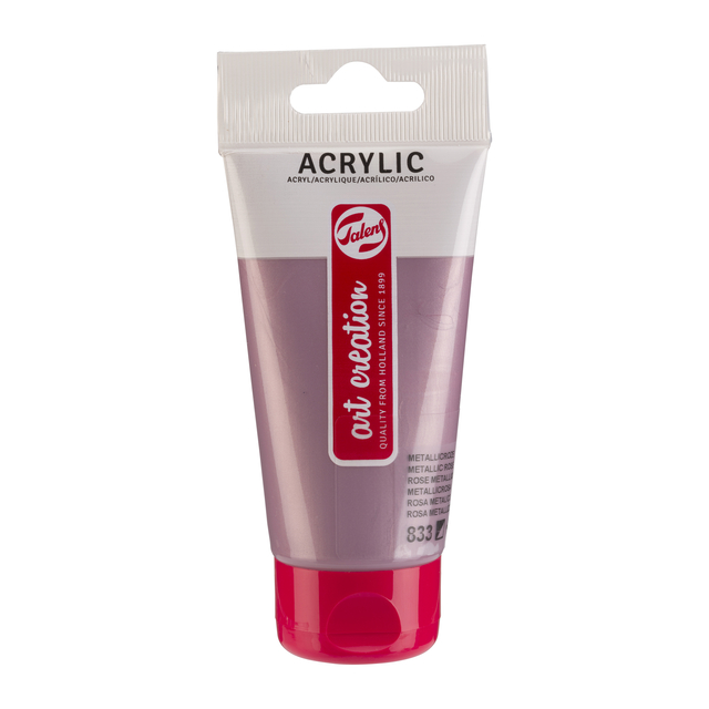 Acrylverf TAC 833 metallicroze tube 75ml