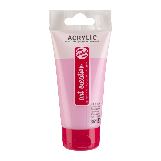 Acrylverf TAC 361 lichtroze tube 75ml
