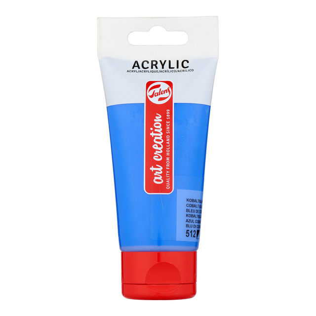 Acrylverf TAC 512 kobaltblauw tube 75ml