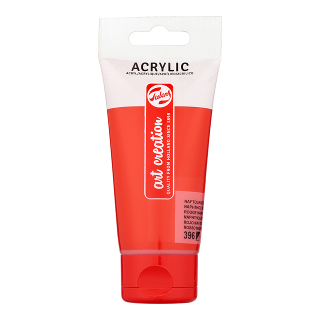 Acrylverf TAC 396 naftolrood middel tube 75ml