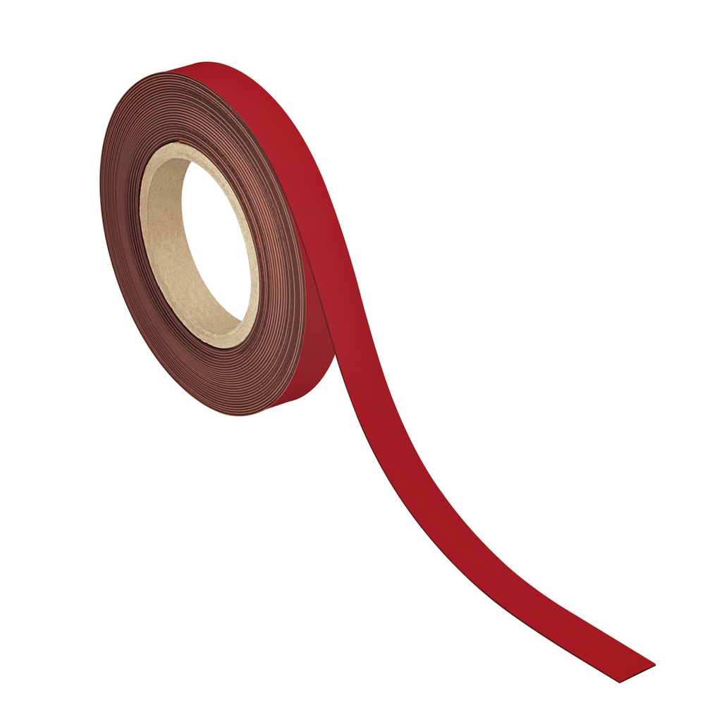 [6524325] Magneetband MAUL schrijfbaar 10mx20x1mm rood