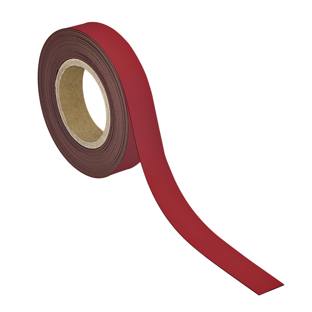 [6524525] Magneetband MAUL schrijfbaar 10mx30mmx1mm rood