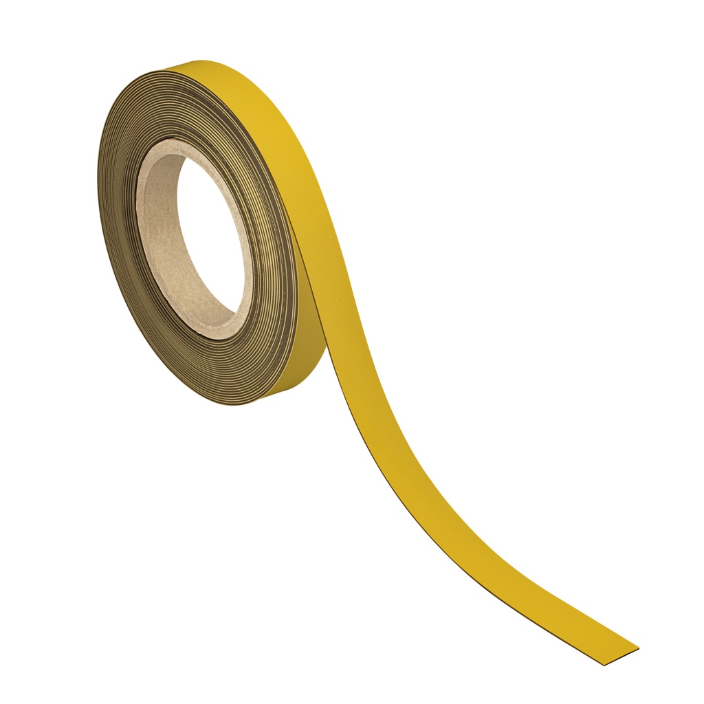 [6524315] Magneetband MAUL schrijfbaar 10mx20x1mm geel