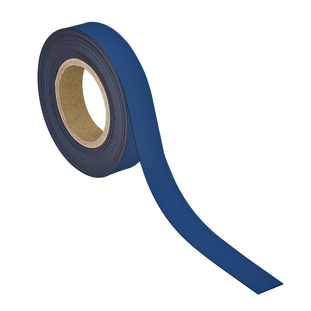 Magneetband MAUL schrijfbaar 10mx30mmx1mm blauw