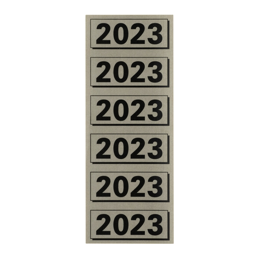 [400167524] Rugetiket Elba 2023 57x25mm grijs