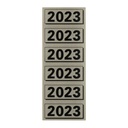 Rugetiket Elba 2023 57x25mm grijs
