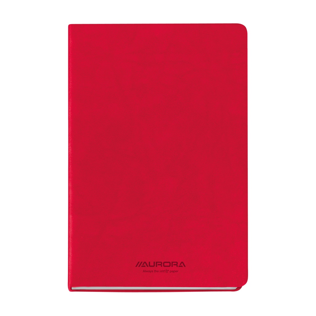 [2396CAR] Notitieboek Aurora Capri A5 192blz lijn 80gr rood