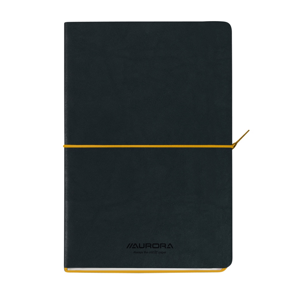 [2396TESJ] Notitieboek Aurora Tesoro A5 100blz lijn 80gr geel