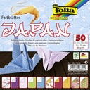 Vouwblaadjes Folia 80gr 15x15cm 50v 2z Japan ass