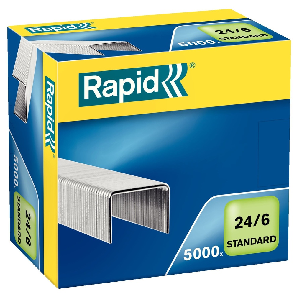 [24859800] Nieten Rapid 24/6 gegalvaniseerd standaard 5000st