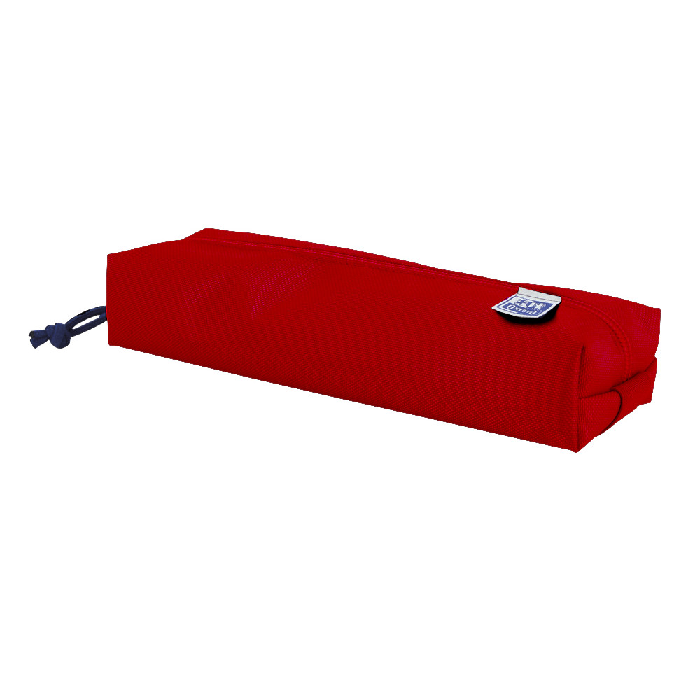 [400170802] Pennenetui Oxford rechthoek rood