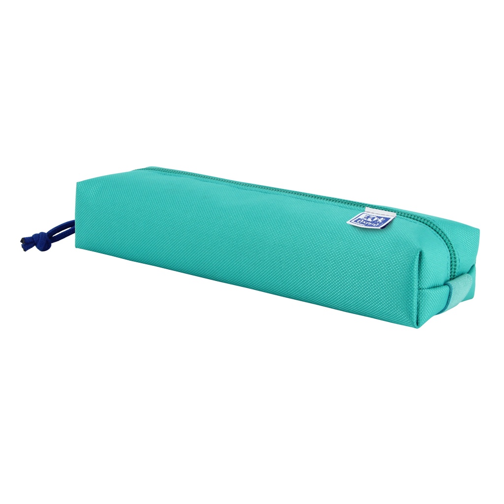 [400170805] Pennenetui Oxford rechthoek turquoise