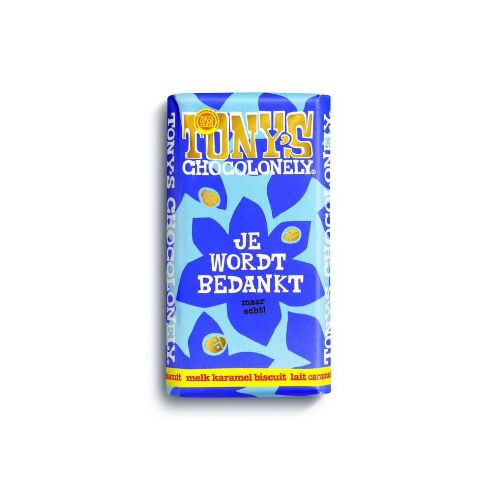 [BNXBGTMCB180] Chocolade Tony Chocolonely je wordt bedankt