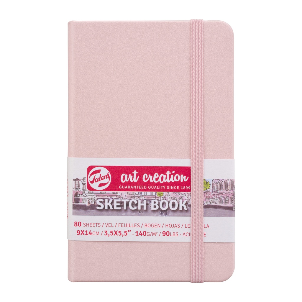 [9314011M] Schetsboek Talens Art Creation 90x140mm roze