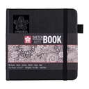 Schetsboek Sakura 80 witte vellen 120x120mm zwart