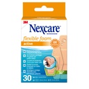 Wondpleister Nexcare active flex foam 30st ass