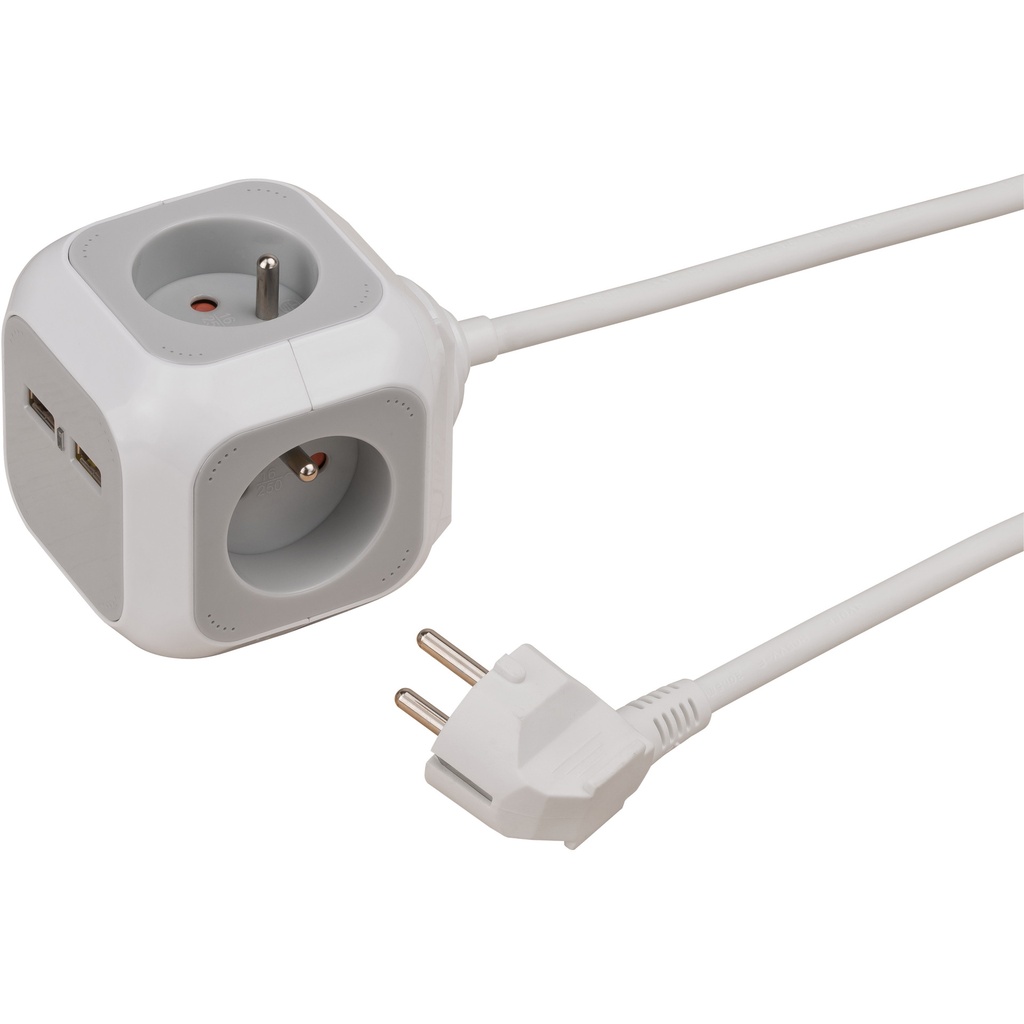 Stekkerblok Brennenstuhl 4vdig 1.4m wt/gs FR/BE