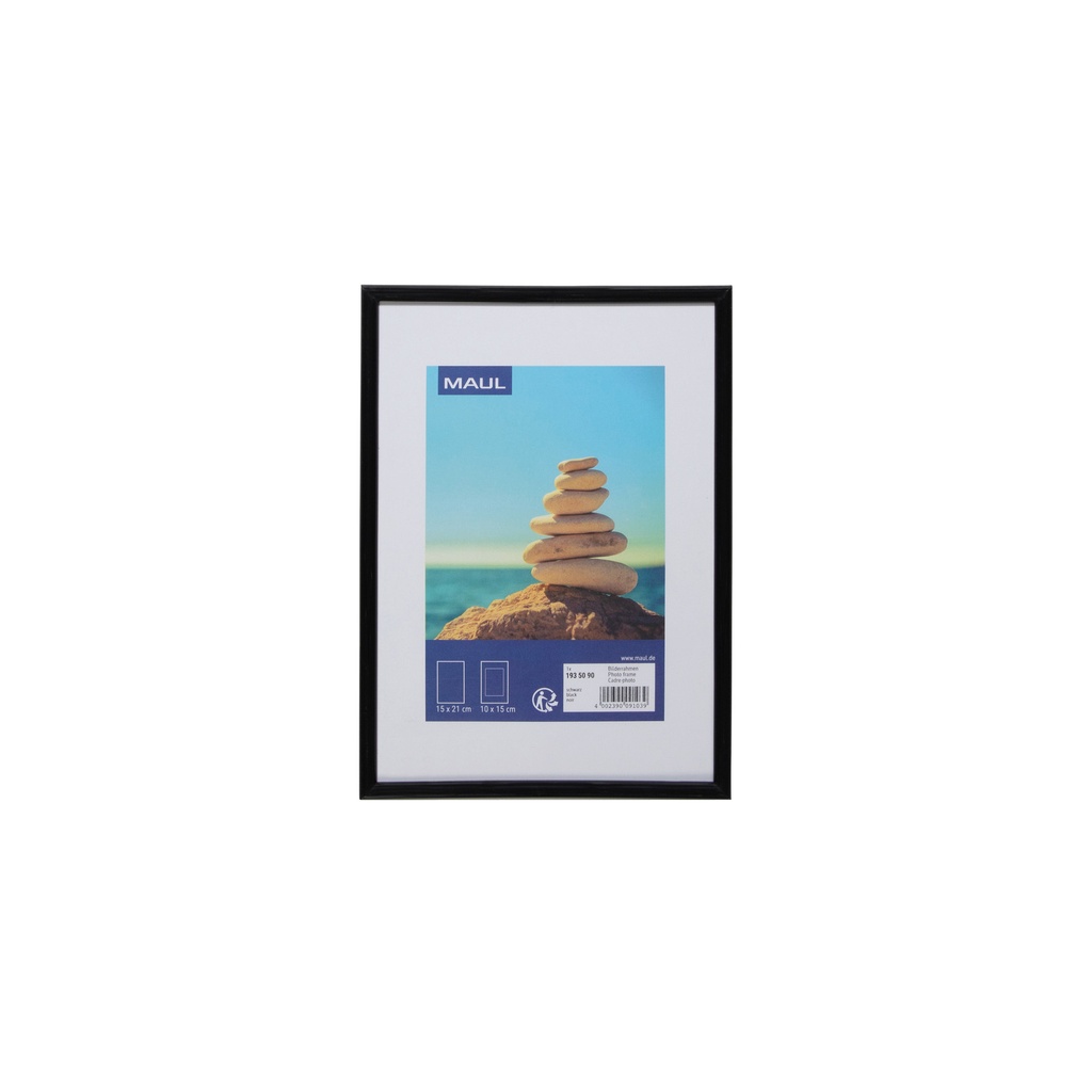 [1935090] Fotolijst MAUL art 15x21cm kunststof zwart
