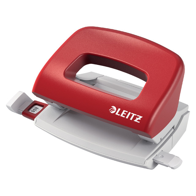 [50580025] Perforator Leitz NeXXt mobiele 10 vel rood