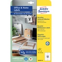 Etiket Avery LR3424-10 105x48mm recycled wit 120st