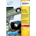 Etiket Avery L4715-20 99.1x67.7mm wit 160st