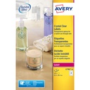 Etiket Avery L7782-25 63.5x38.1mm tr 525st