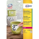 Etiket Avery L4778REV 45.7x21.2mm wit 960st