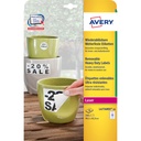 Etiket Avery L4776REV-20 99.1x42.3mm wit 240st