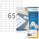 Etiket HERMA 10778 38.1x21.2mm wit 5200st