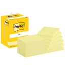 Memoblok Post-it 657 76x102mm geel