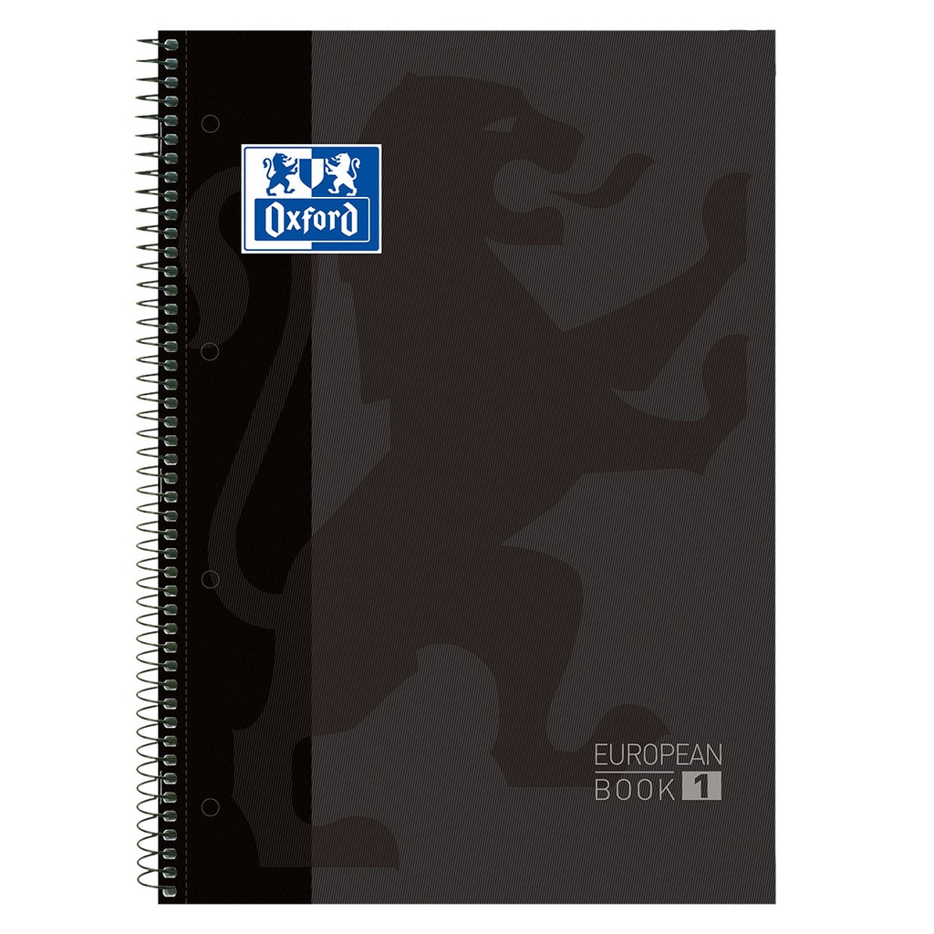 [400050189] Notitieboek Oxf classic europeanb A4+ lijn 160p zw