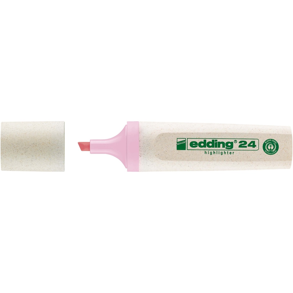 [4-24138] Markeerstift edding 24 Eco 2-5mm pastel roze