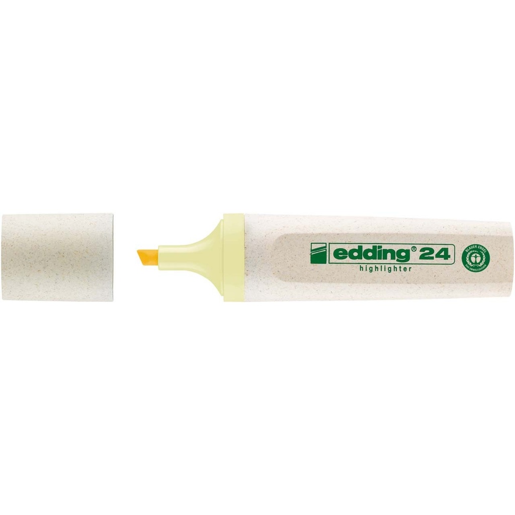 [4-24135] Markeerstift edding 24 Eco 2-5mm pastel geel