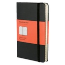 Adresboek Moleskine pocket 90x140mm hard cover zw