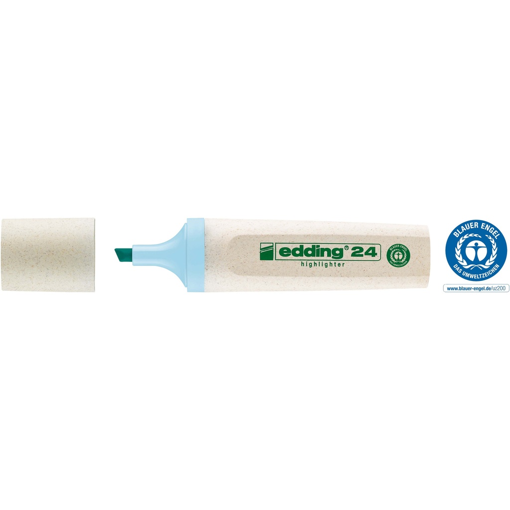 [4-24139] Markeerstift edding 24 Eco 2-5mm pastel blauw