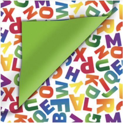 [KL.7736.ZK483] Tijdschriftenzak Special Wrap 25x4x34cm letters