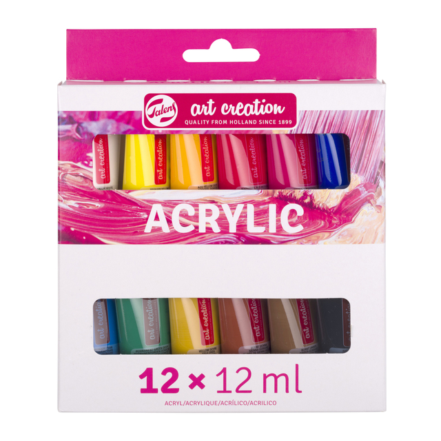 Acrylverf Talens Art Creation 12ml 12st assorti