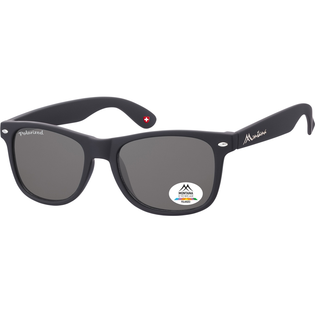 [MP1-XL] Zonnebril Montana met smoke polar glas zwart