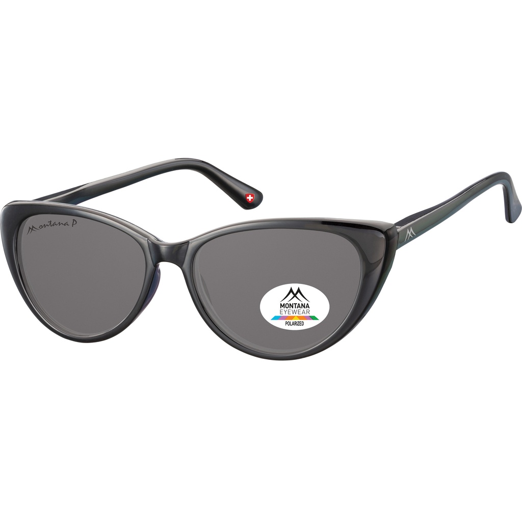 [MP43] Zonnebril Montana met smoke glas zwart