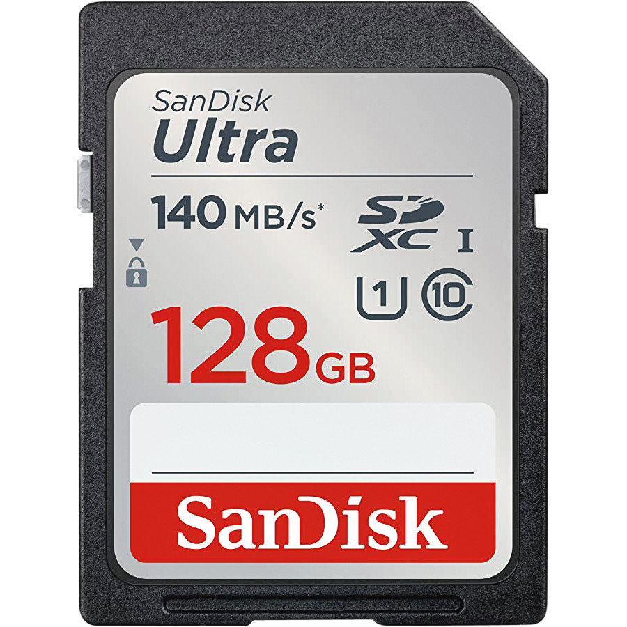[SDSDUNB-128G-GN6IN] Geheugenkaart Sandisk SDXC Ultra 128GB