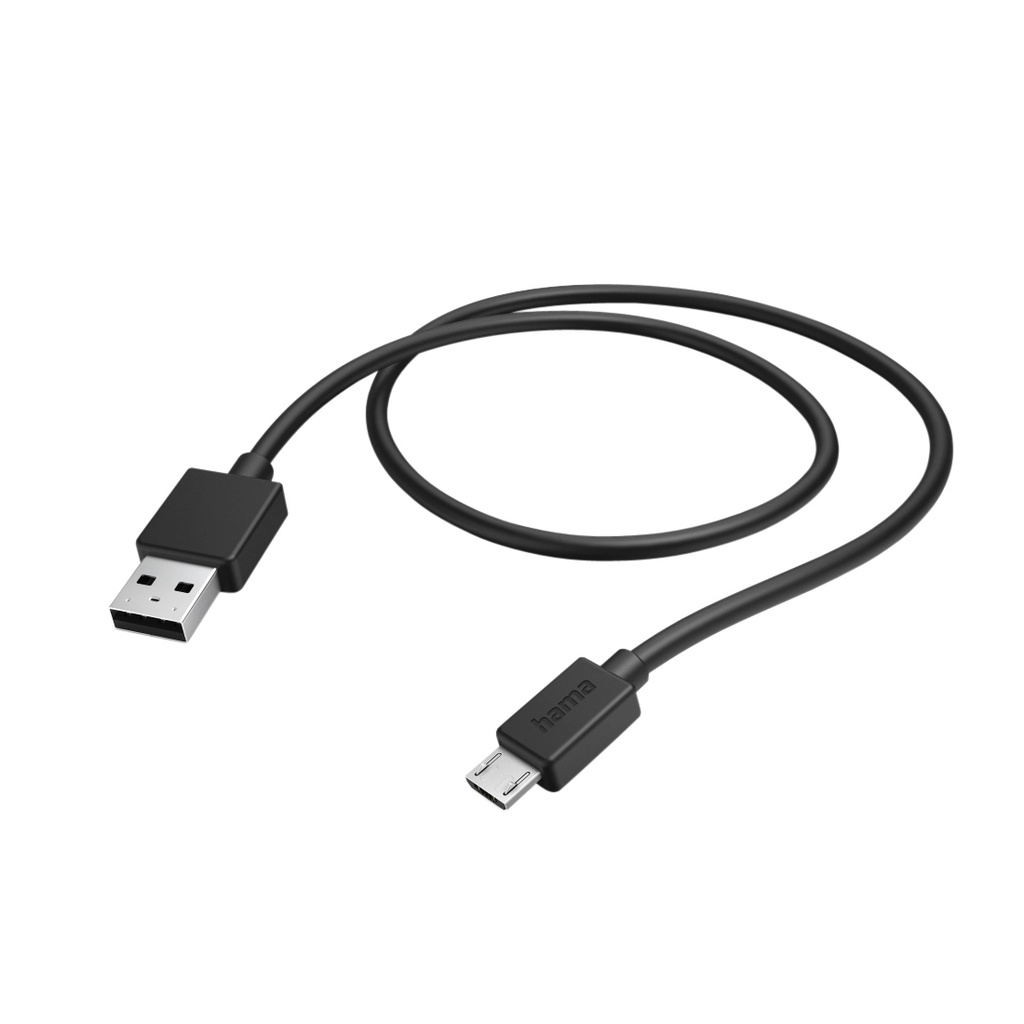 [00201584] Kabel Hama USB-A micro-USB 2.0 1 meter zwart