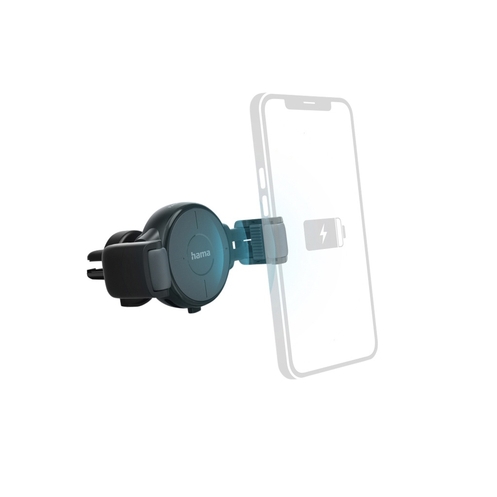 [00201677] Autolader Hama draadloos QI-Charge 10W antraciet