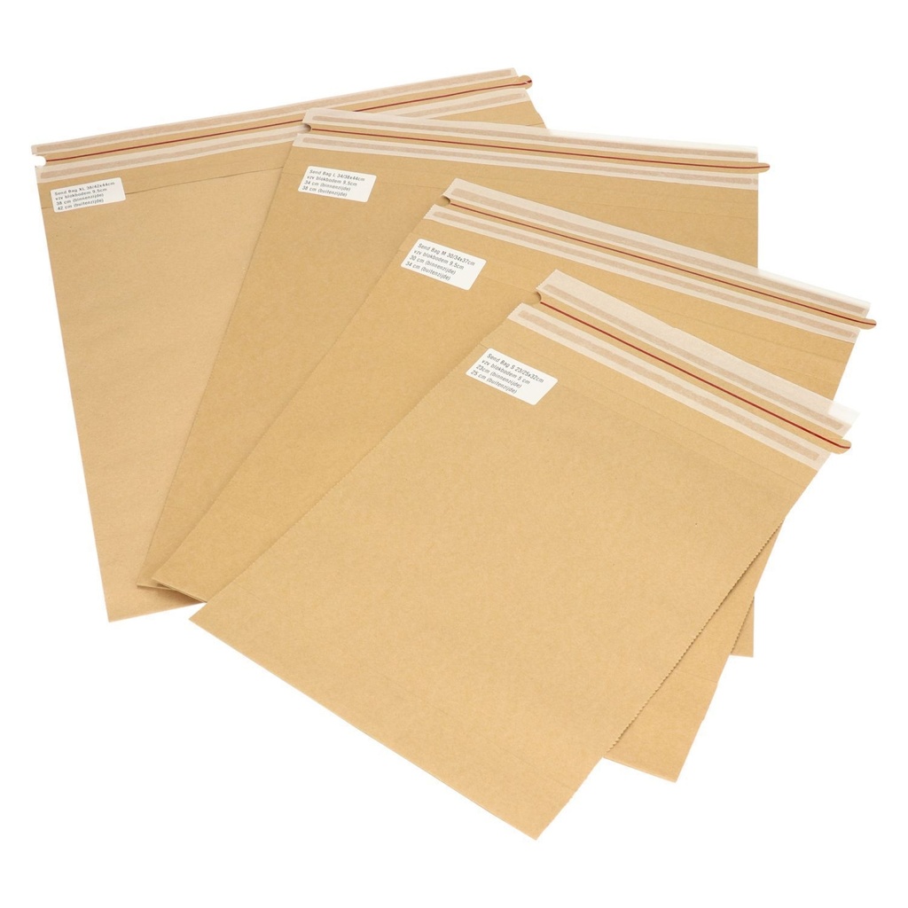 Sendbag verzendverpakking 34/38x45cm bruin