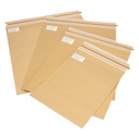 Sendbag verzendverpakking 34/38x45cm bruin