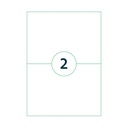 Etiket Qbasic A4 1.000 vel 210x148mm 2000 labels