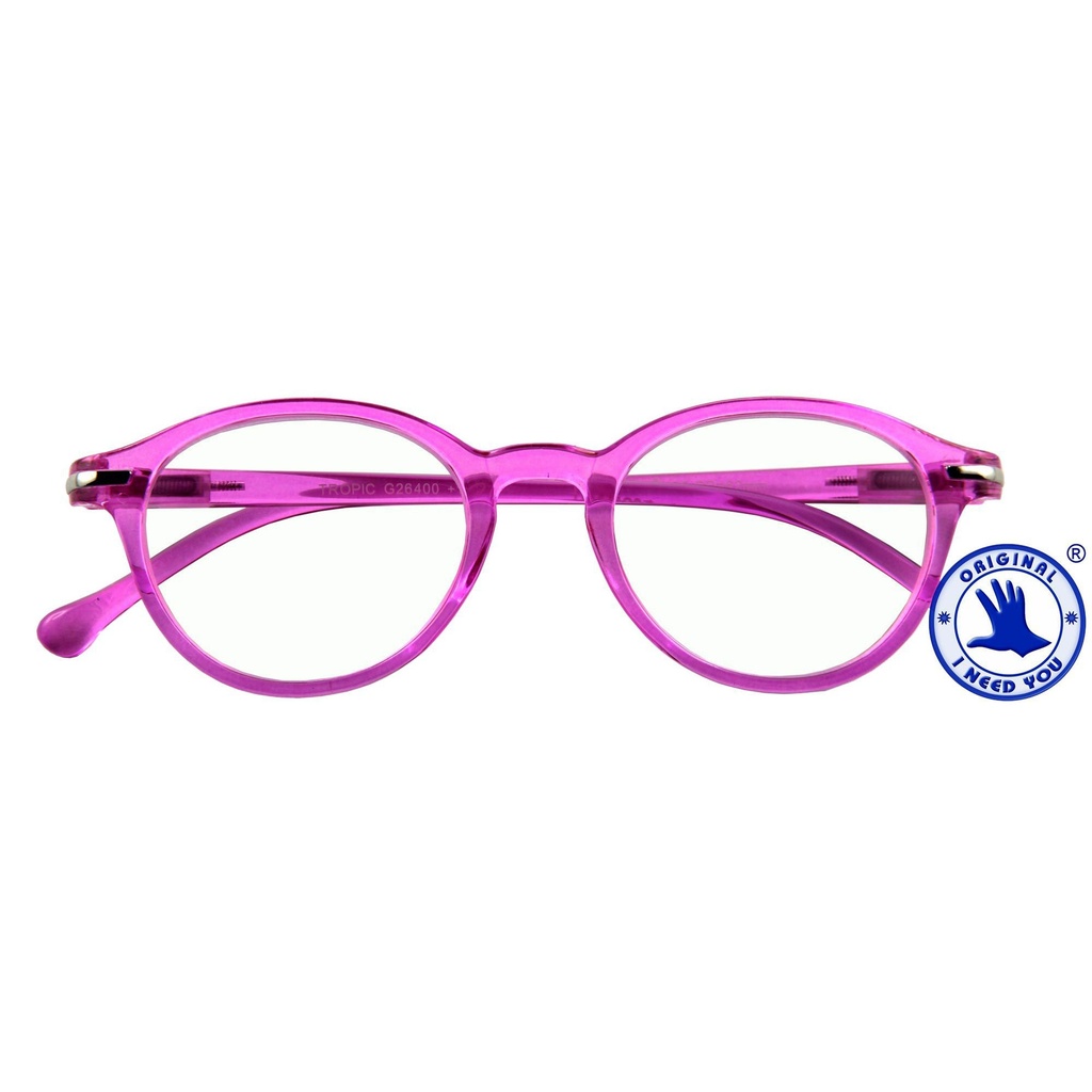 Leesbril I Need You +3.00dpt Tropic roze
